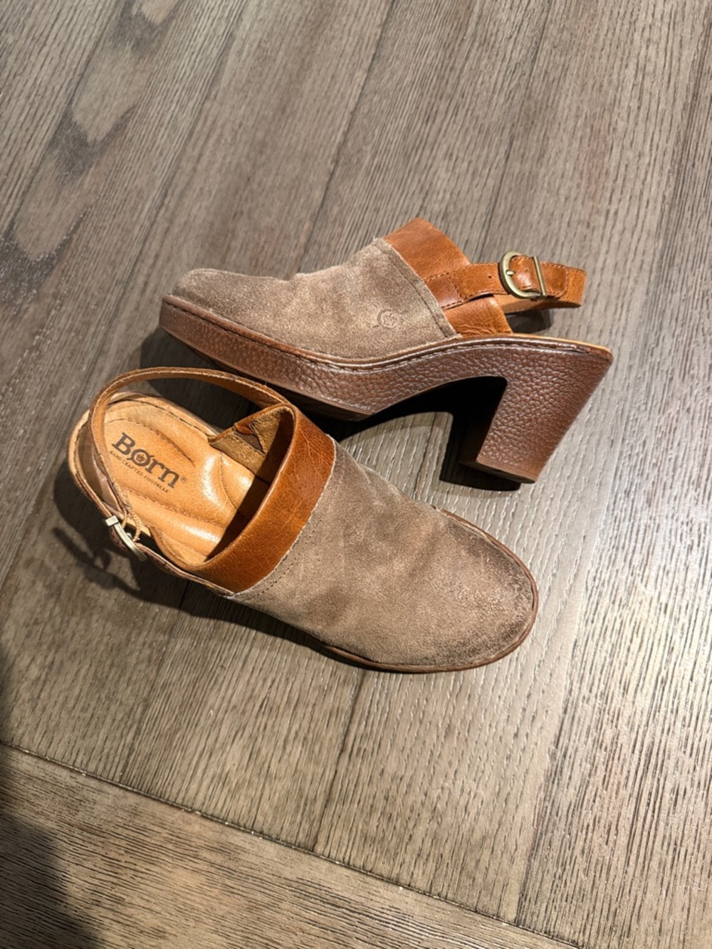 Born Vidar slingback clog size 8M